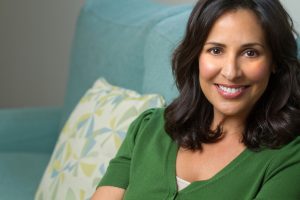 Woman in middle aged has a more proportional and symmetrical nose after rhinoplasty