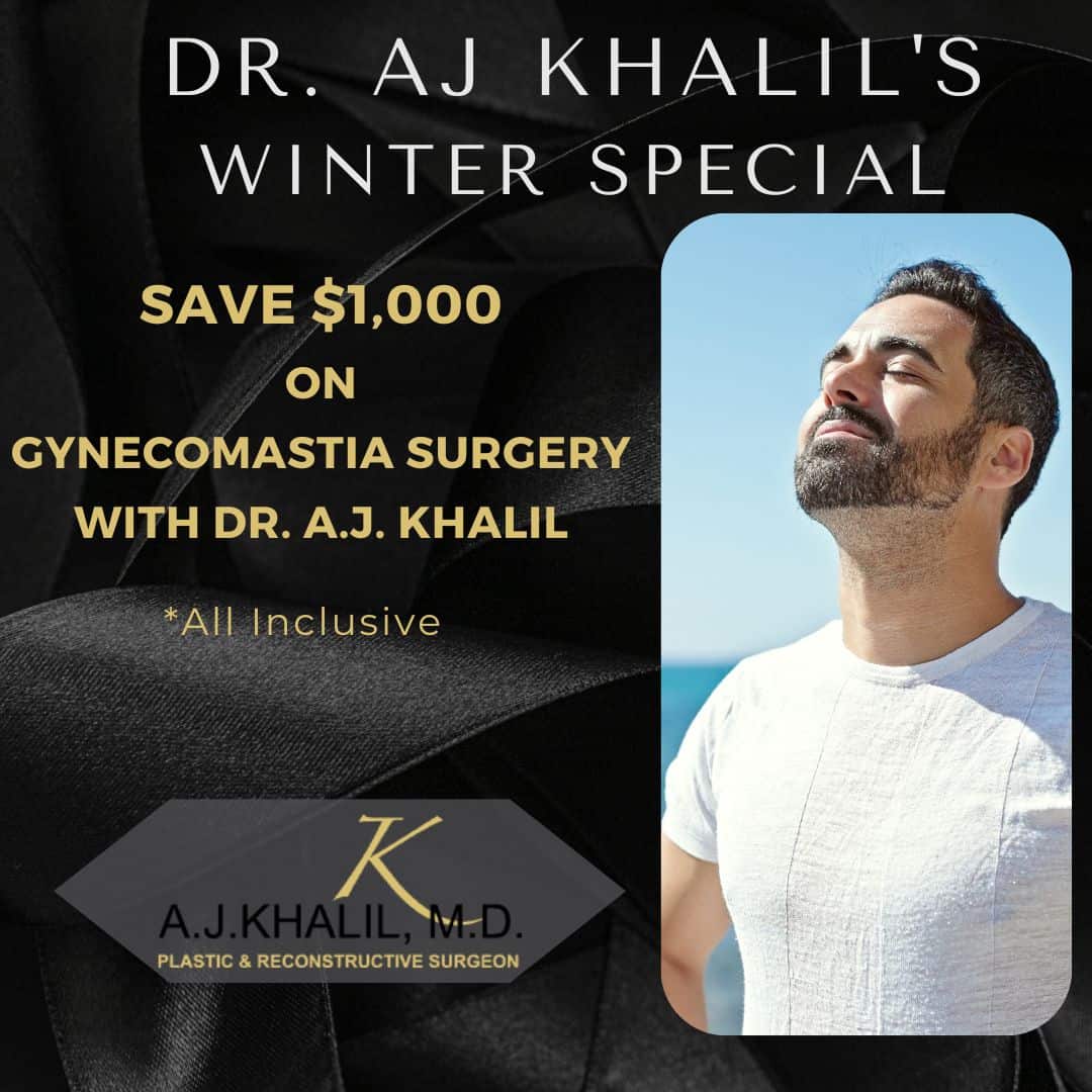 $1000 Savings on male Breast Augmentation in Beverly Hills