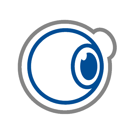Filter surgery on eye icon
